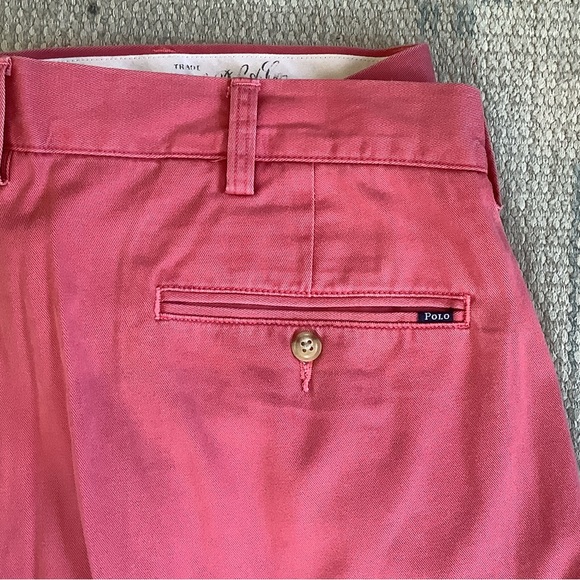 Polo by Ralph Lauren Men's Chinos in Nantucket Red Sz 36/34 - Picture 2 of 5